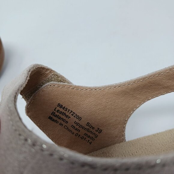 Dansko Sonnet Sandals Size 39 Platform Glitter Adjustable Straps - Picture 10 of 13